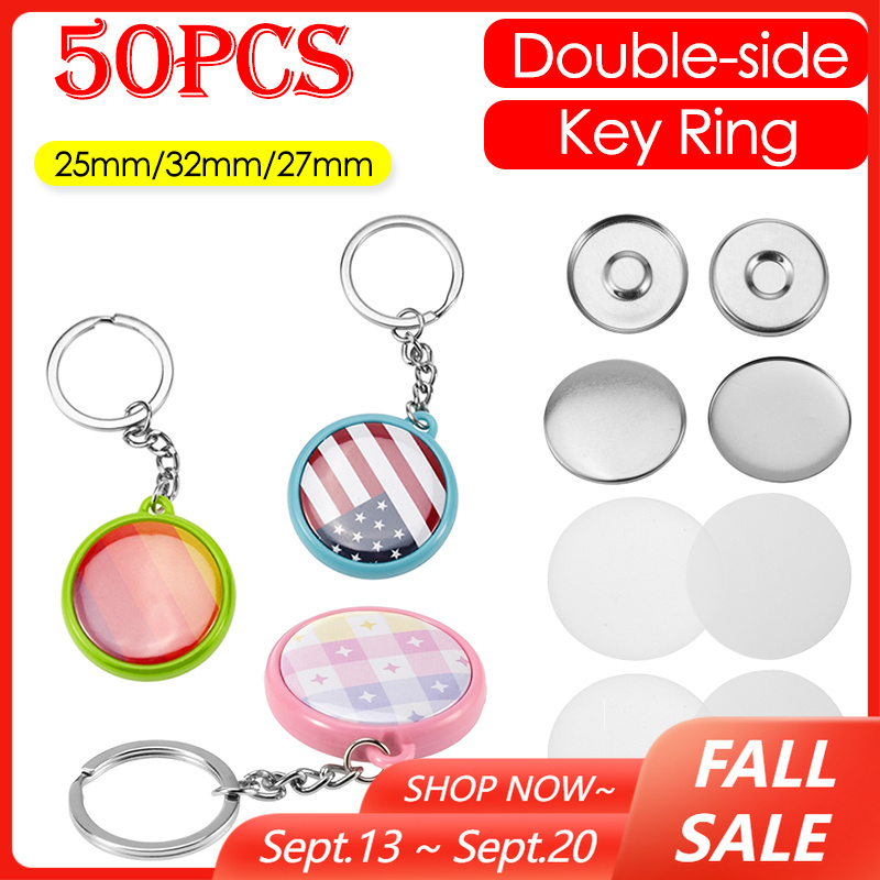 Button Badge Blank - Set da 50 Pezzi di Componenti