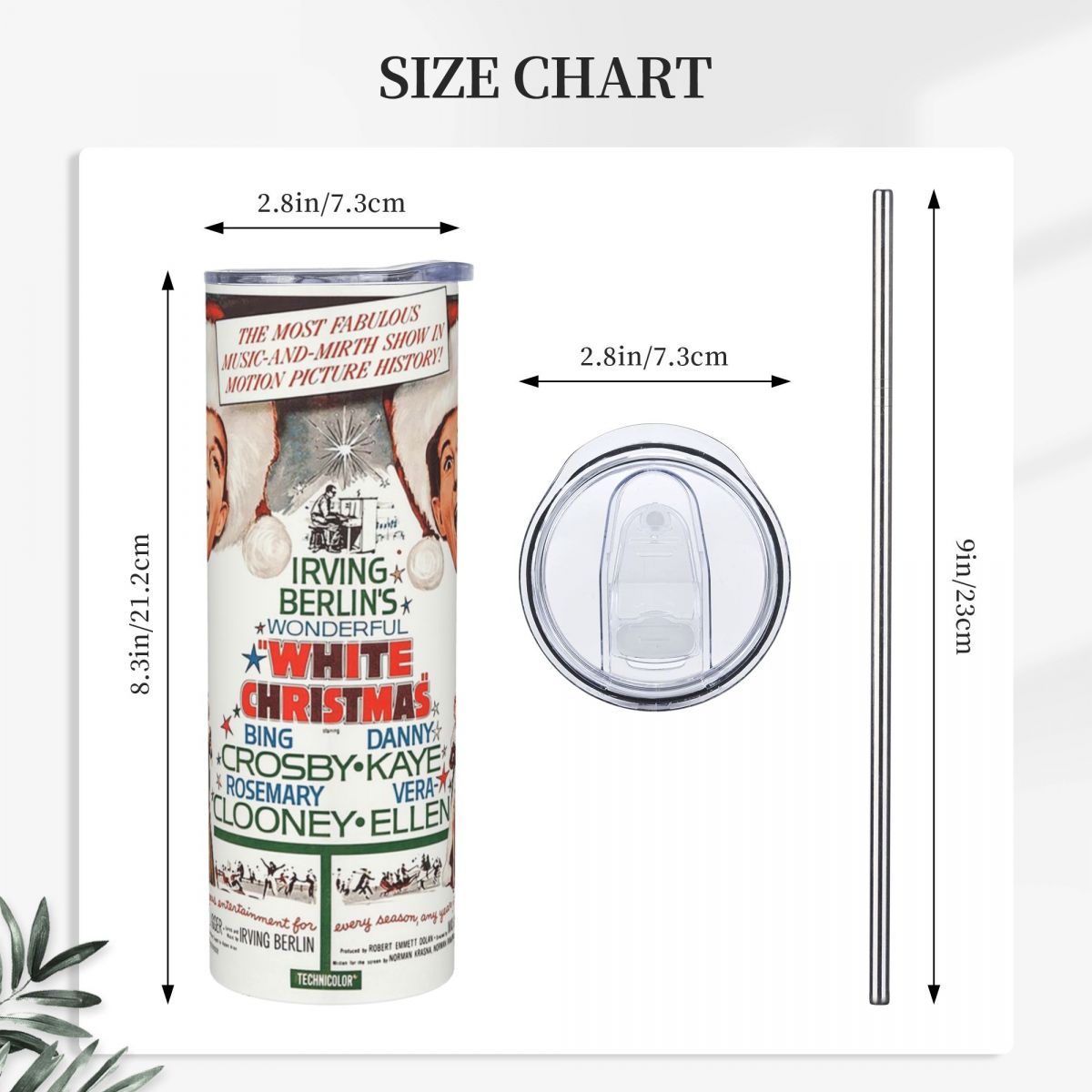 White Christmas - Bing Crosby, - Tumbler 20Oz White recensione e prezzo