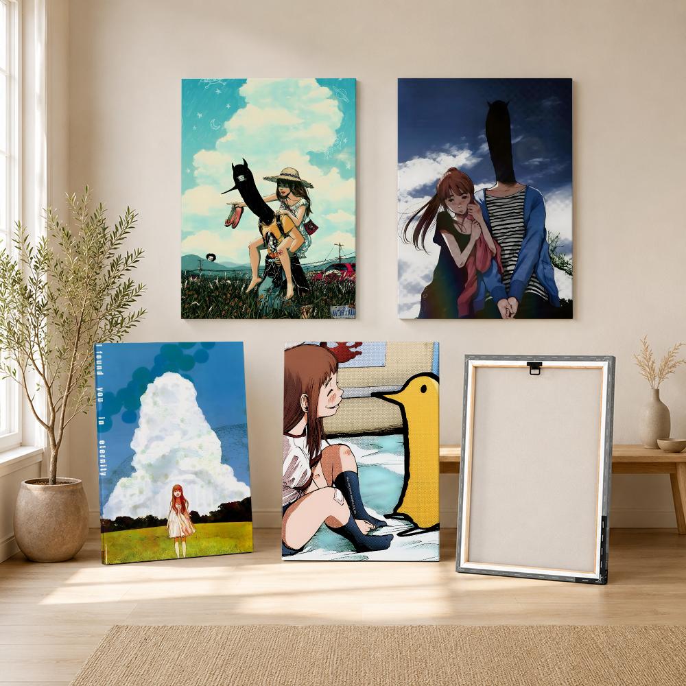 G-Goodnight Punpun Dipinto Ani - Canvas Wrap Ready recensione e prezzo