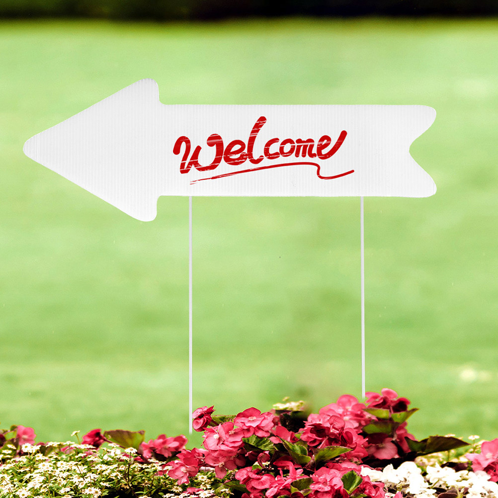 2 pezzi di cartelli da giardin - Yard Sign Blank recensione e prezzo