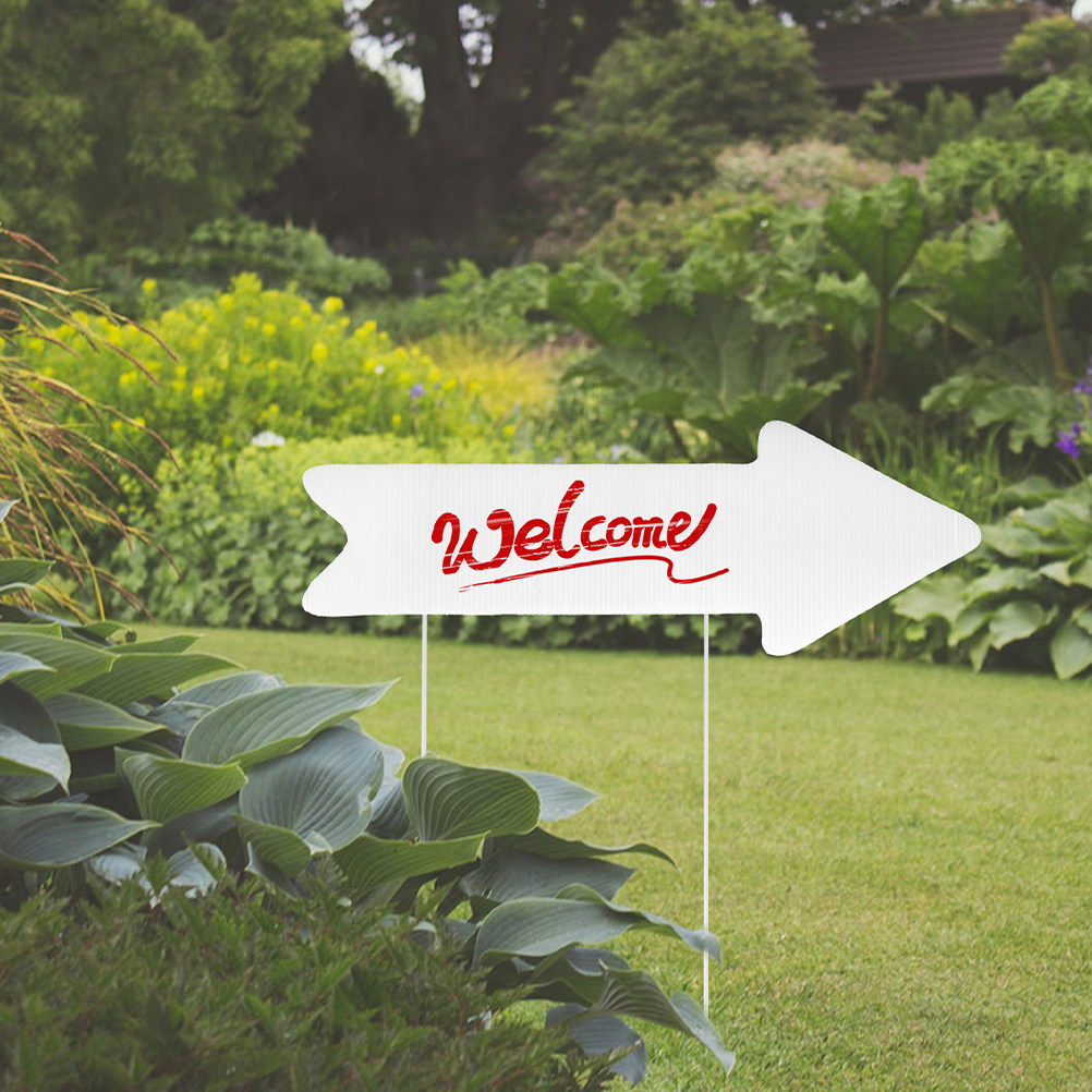 2 pezzi di cartelli da giardin - Yard Sign Blank recensione e prezzo