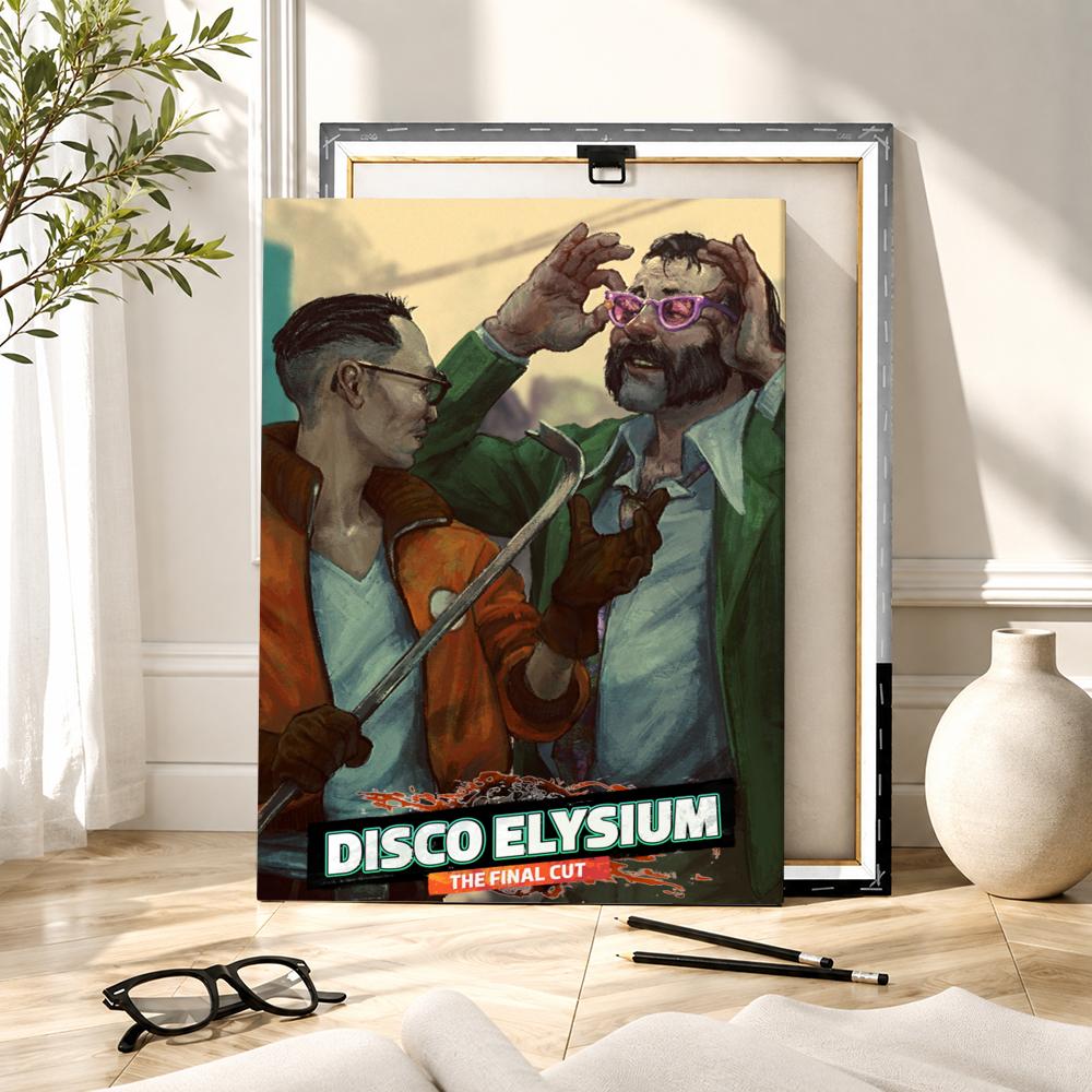 D-Disco Elysium Dipinto di Vid - Canvas Wrap Ready recensione e prezzo