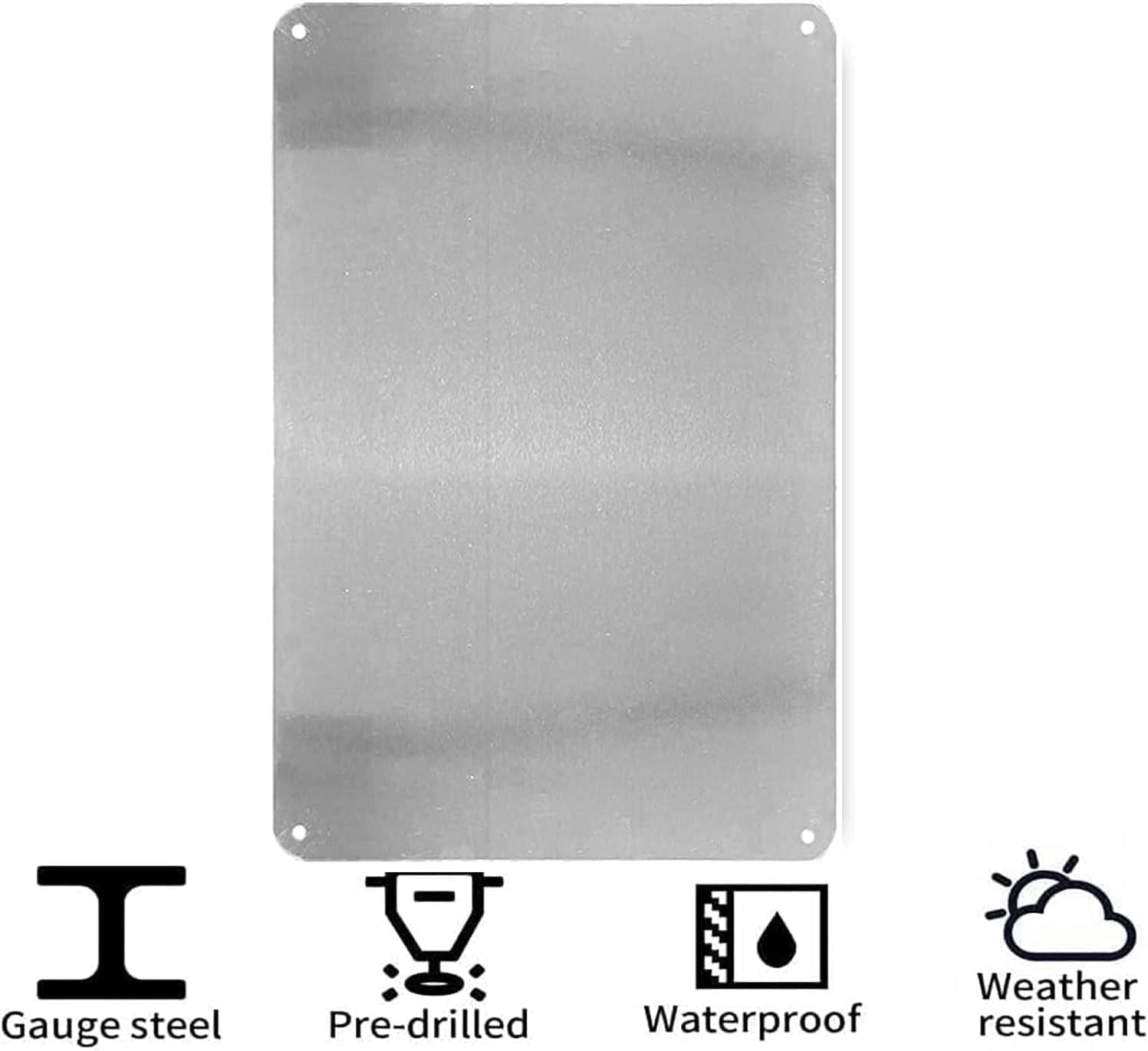 Targhe in metallo con scritta  - Yard Sign Blank recensione e prezzo