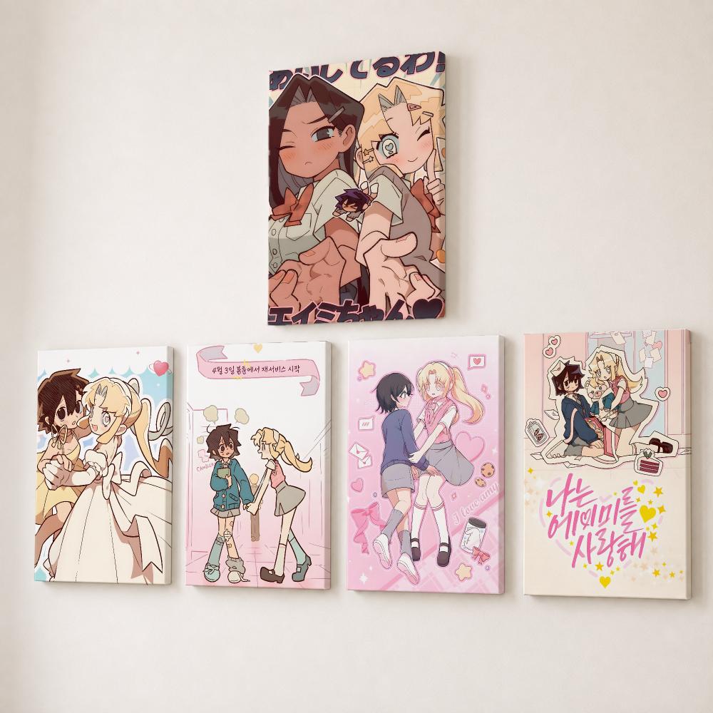 Quadro su Tela HD Anime I Love - Canvas Wrap Ready recensione e prezzo